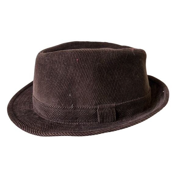 Jaxon Other - Jaxon corduroy fedora dark brown Men’s hat fall gangster grandpa
